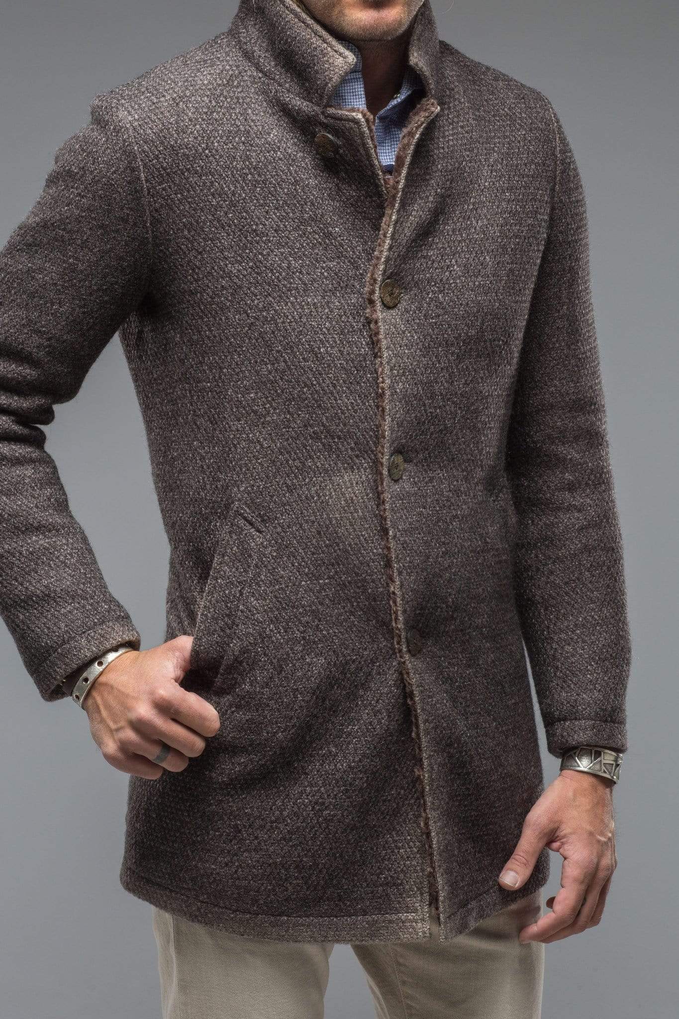 Grays Knit Coat | Warehouse - Mens - Outerwear - Overcoats | Gimo's