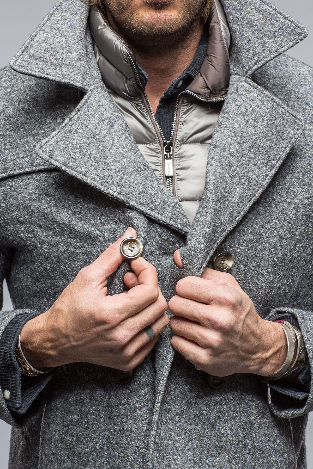 Gimo's Micah Double Breasted Jacket Warehouse - Mens - Outerwear - Cloth