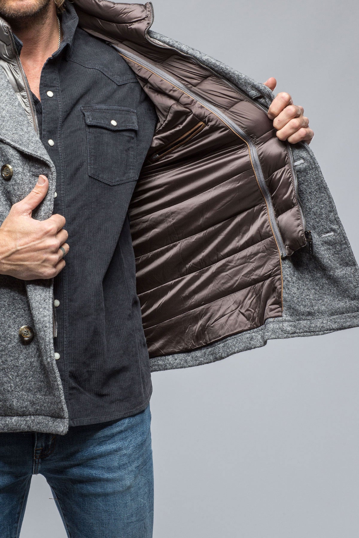 Gimo's Micah Double Breasted Jacket Warehouse - Mens - Outerwear - Cloth