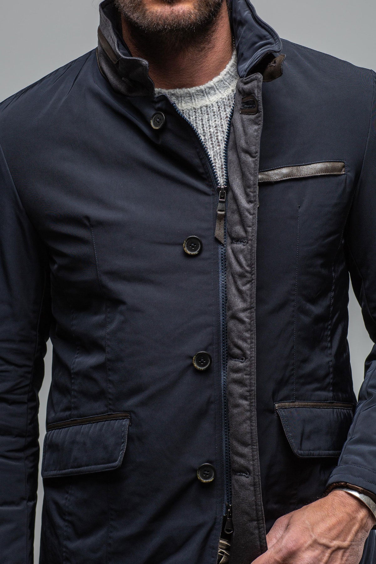 Gimo's Wylie Insulated Travel Jacket In Navy Warehouse - Mens - Outerwear - Cloth