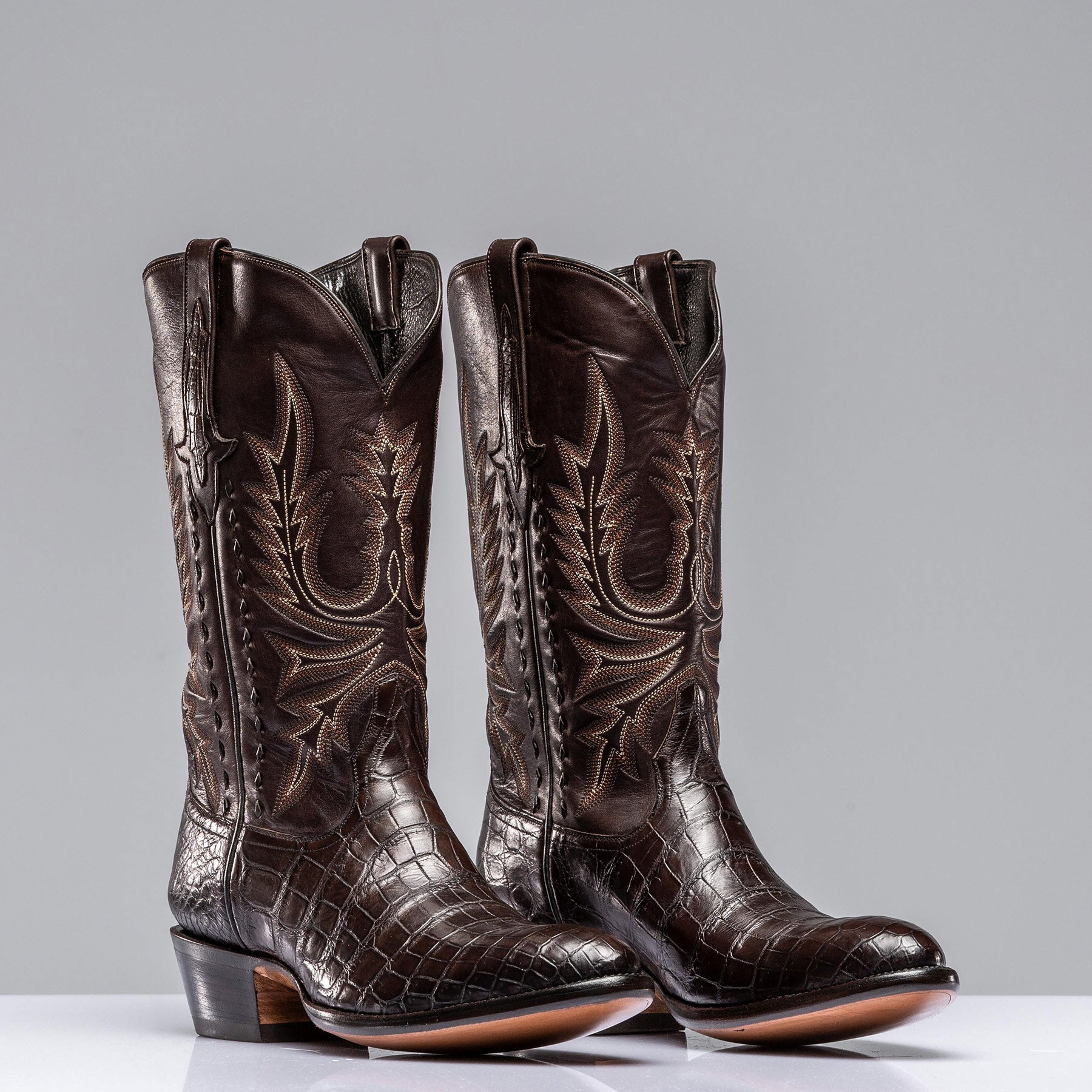 Stallion Boots Crocodile Belly Cowboy Boot Mens - Cowboy Boots