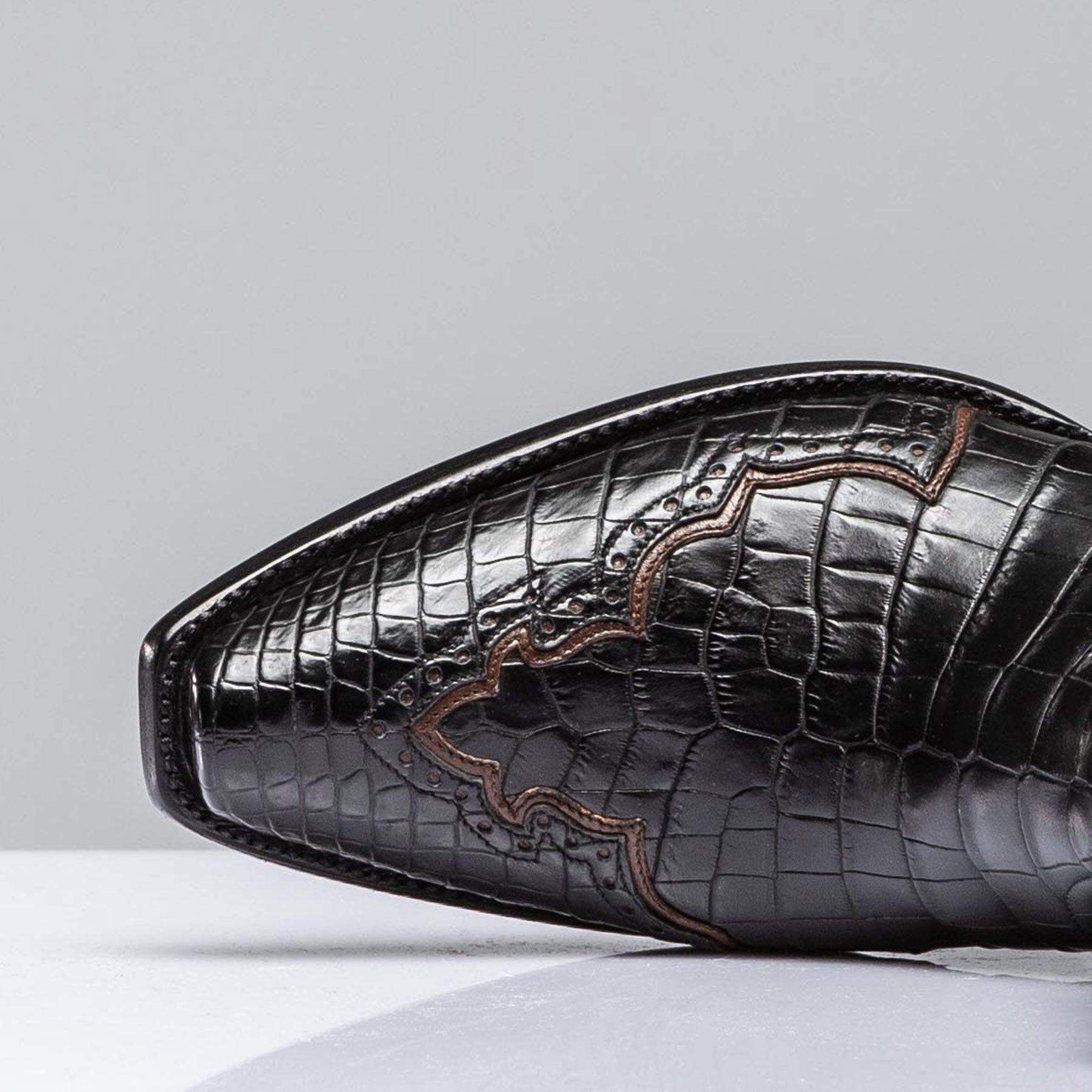 Stallion Boots Majestic Crocodile w/ Buffalo Boots Mens - Cowboy Boots