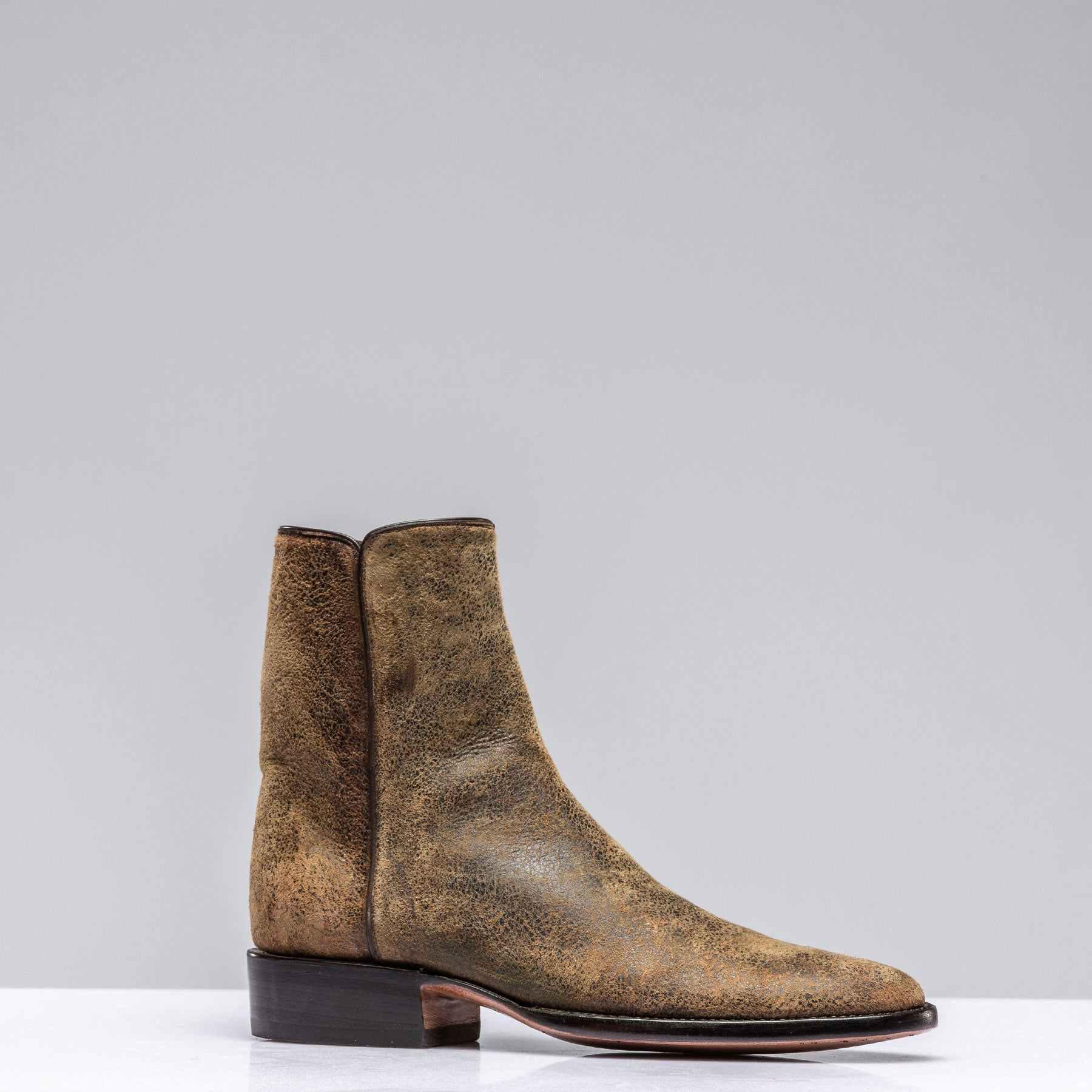 Stallion Boots Vintage Goat Suede Chelsea Boot display picture 1