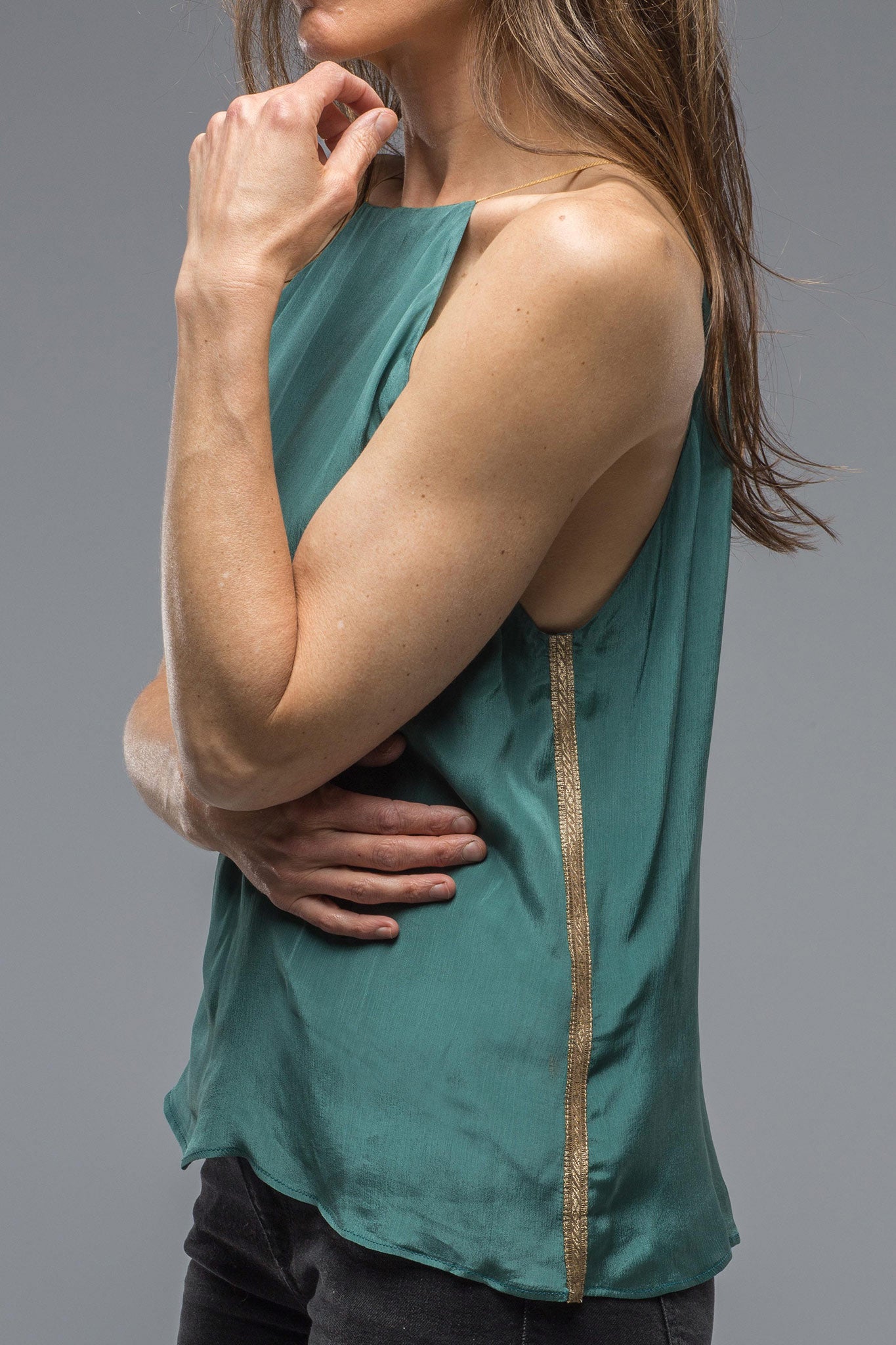 T.ba Pavlova Halter Top In Duck Blue Ladies - Blouses