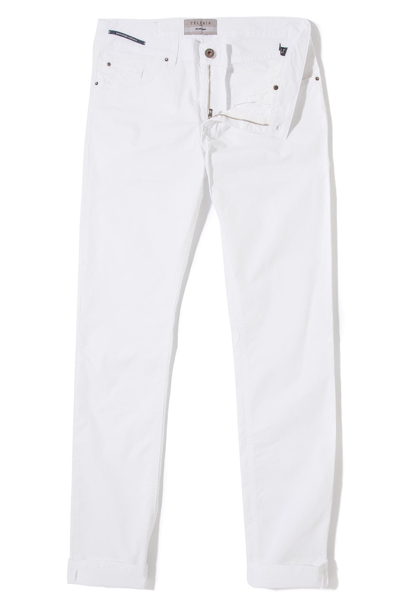 Teleria Zed Fowler Ultralight Performance Pant In Bianco Mens - Pants - 5 Pocket