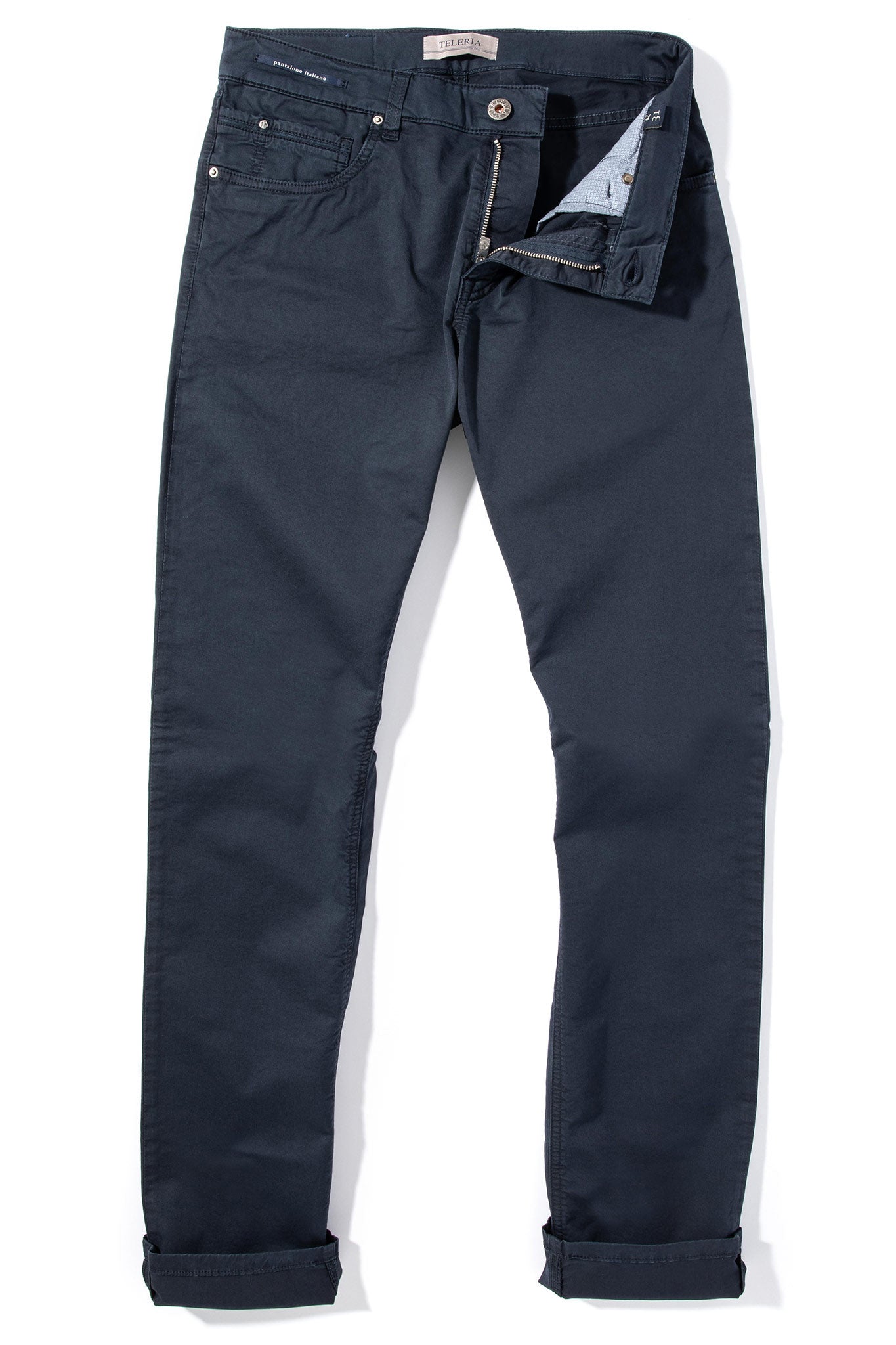 Teleria Zed Fowler Ultralight Performance Pant In Blu Di Prussia Mens - Pants - 5 Pocket