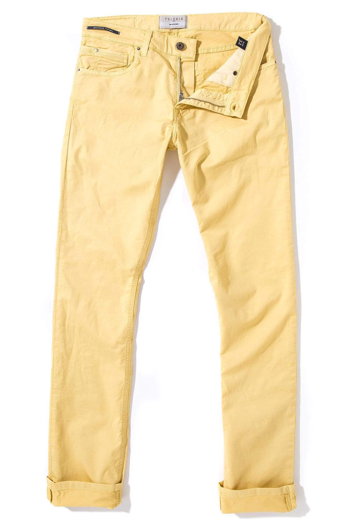 Fowler Ultralight Performance Pant In Crema | Mens - Pants - 5 Pocket | Teleria Zed