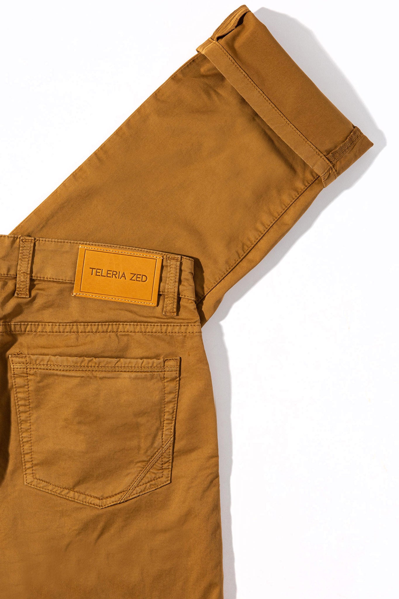 Teleria Zed Fowler Ultralight Performance Pant In Gold Mens - Pants - 5 Pocket