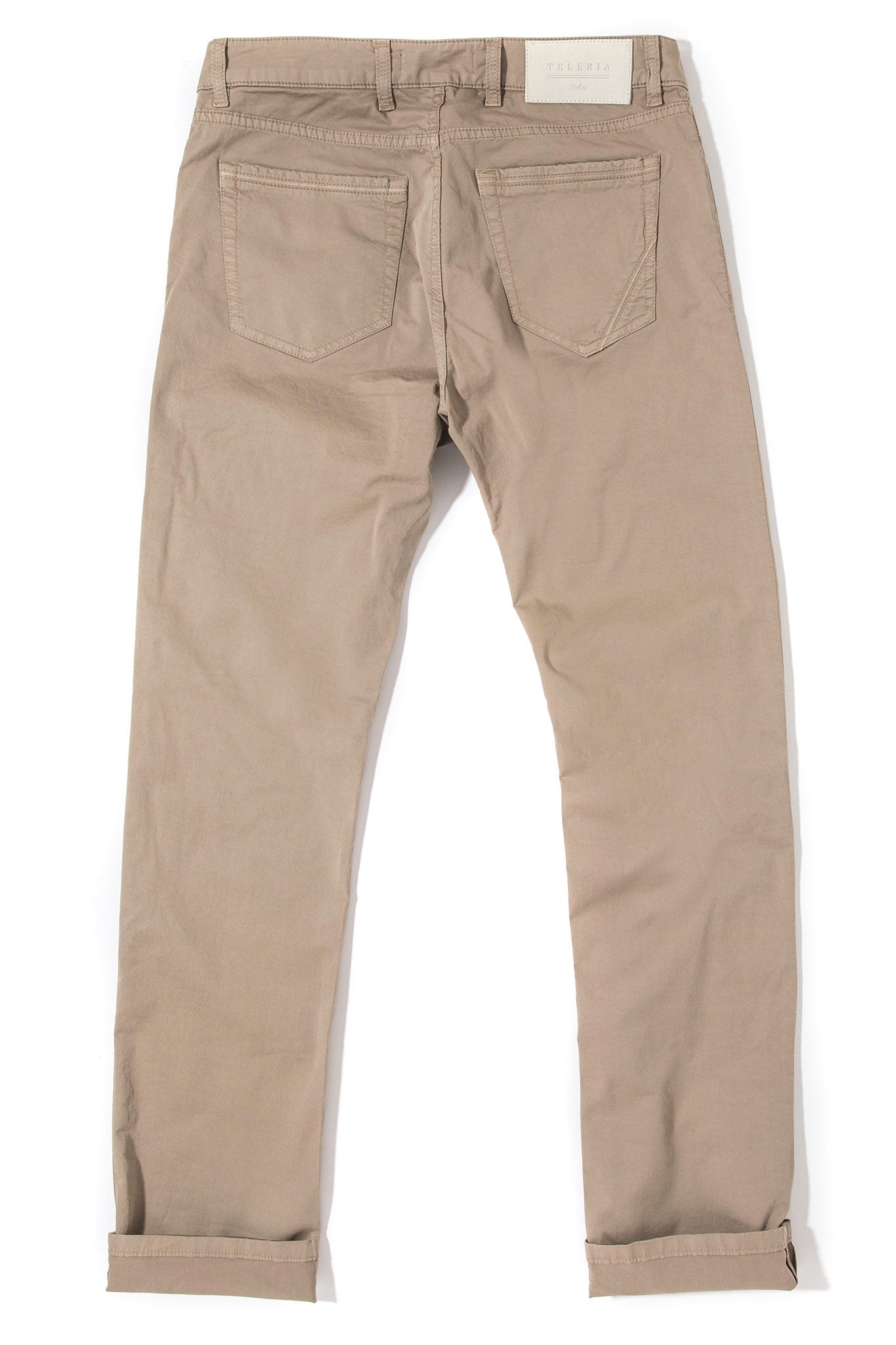 Teleria Zed Fowler Ultralight Performance Pant In Tortora Mens - Pants - 5 Pocket