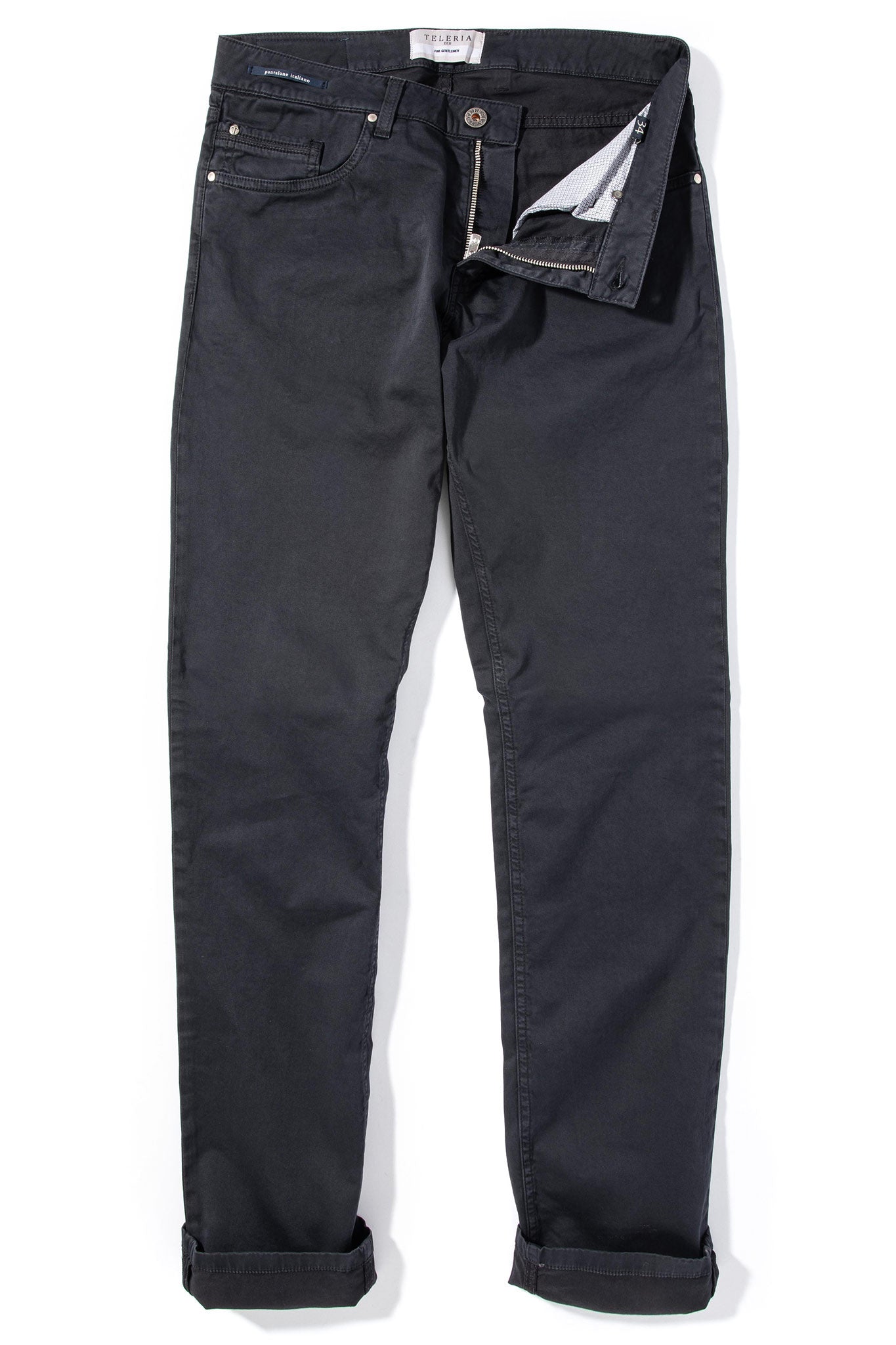 Teleria Zed Gunnison 5 Pocket In Blue Navy Mens - Pants - 5 Pocket