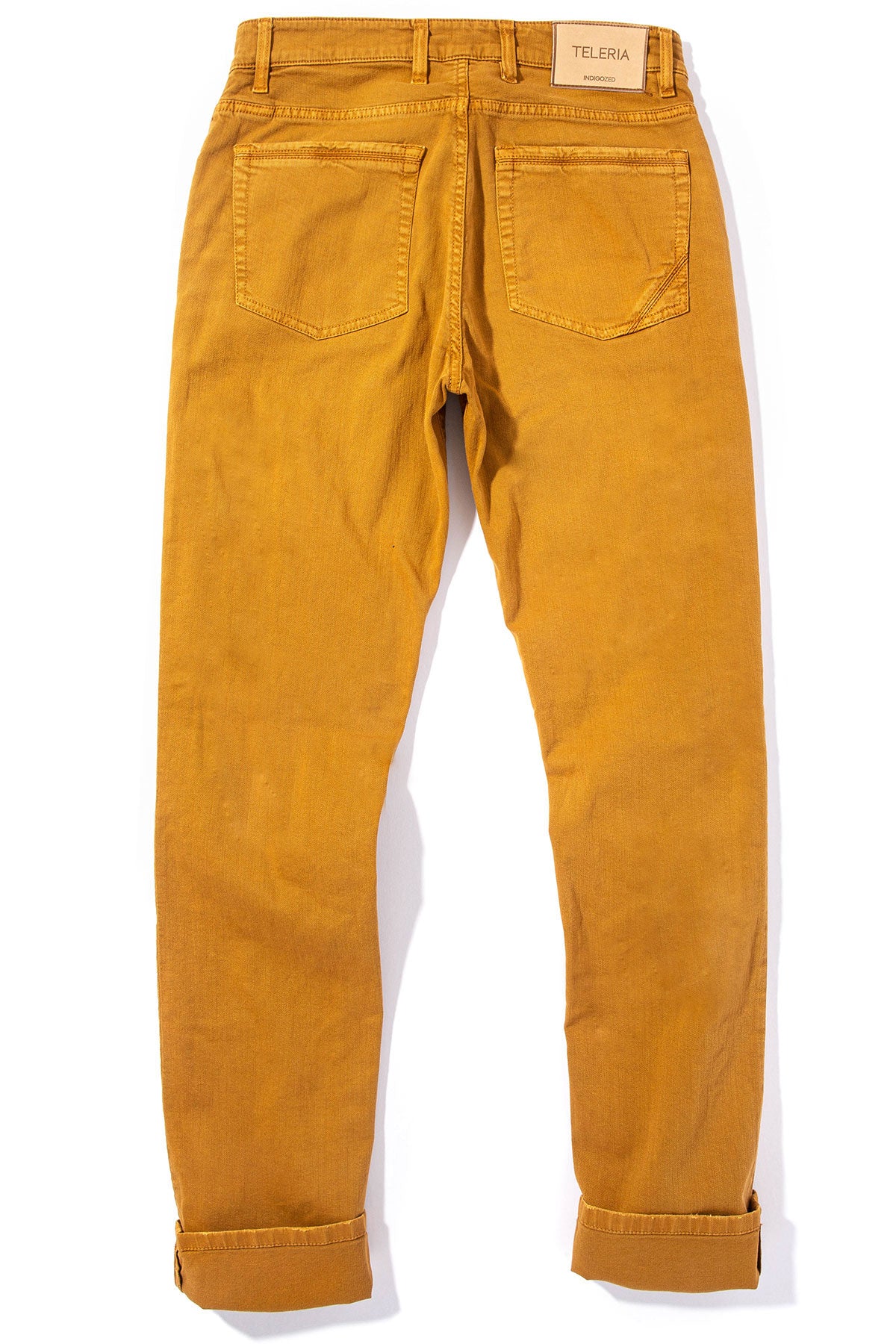 Teleria Zed Ouray 5-Pocket Stretch Twill in Curcuma Mens - Pants - 5 Pocket