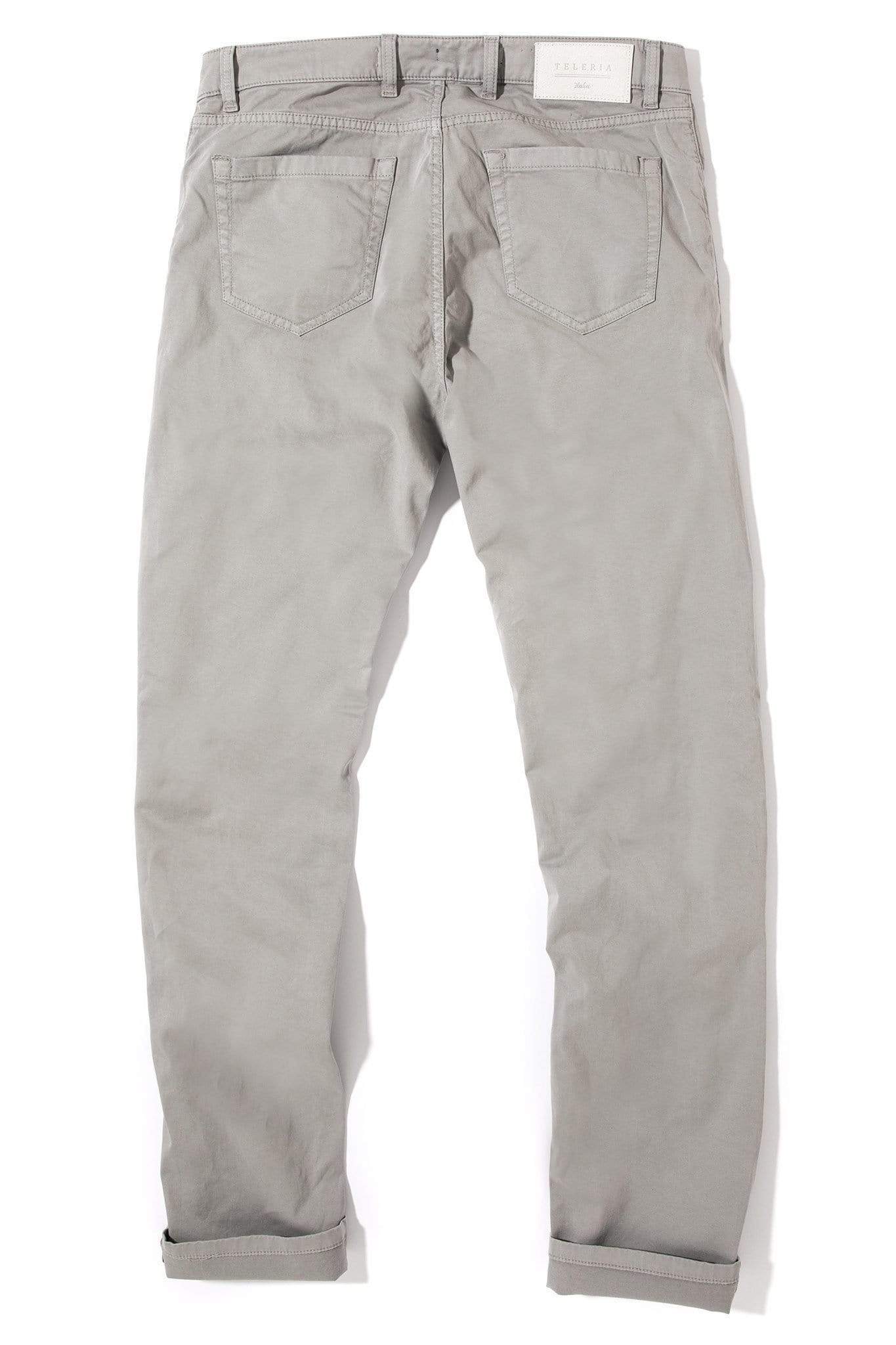 Yuma Soft Touch In Cenere | Mens - Pants - 5 Pocket | Teleria Zed