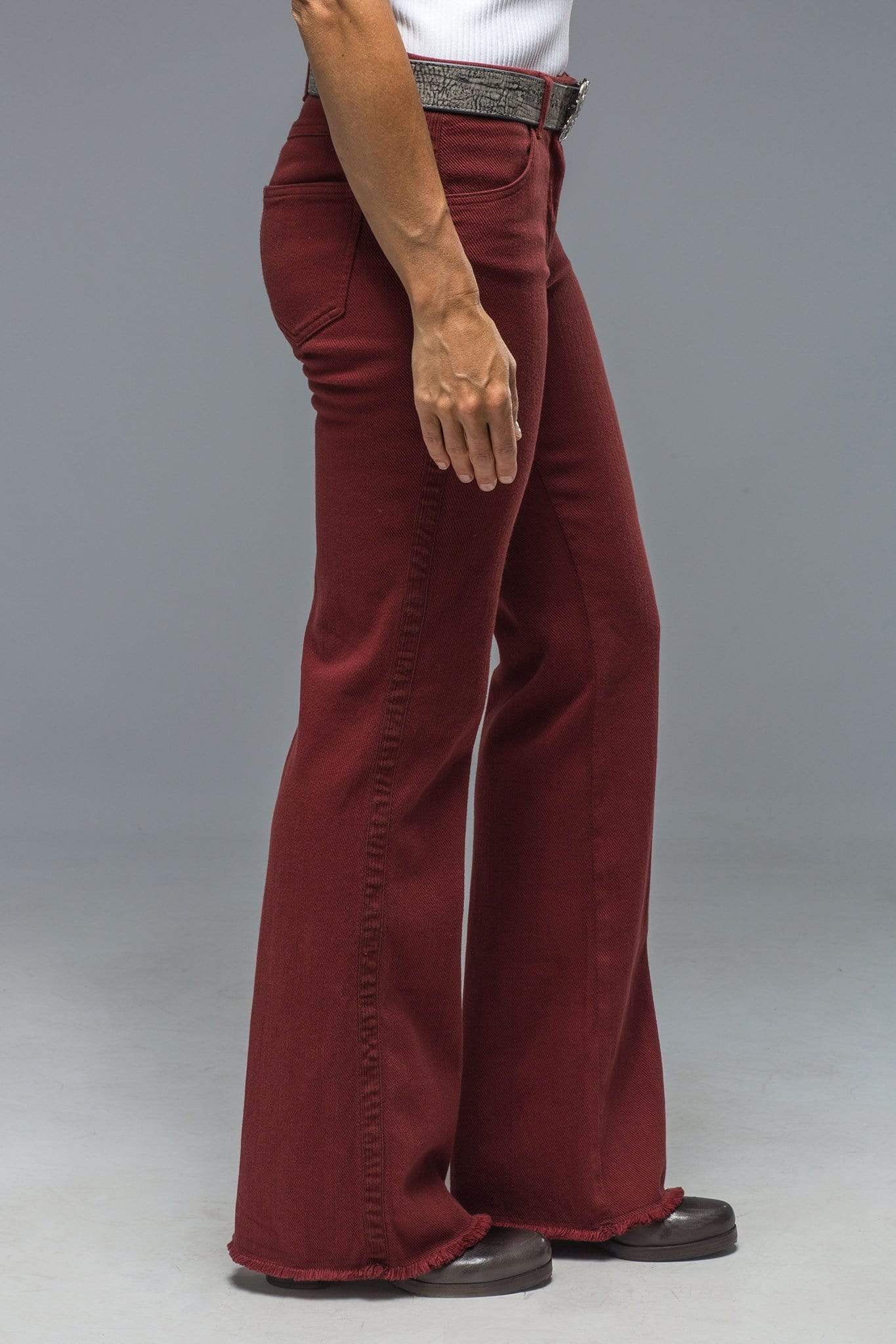 Lulu Stretch In Rust | Ladies - Pants | Via Masini 80
