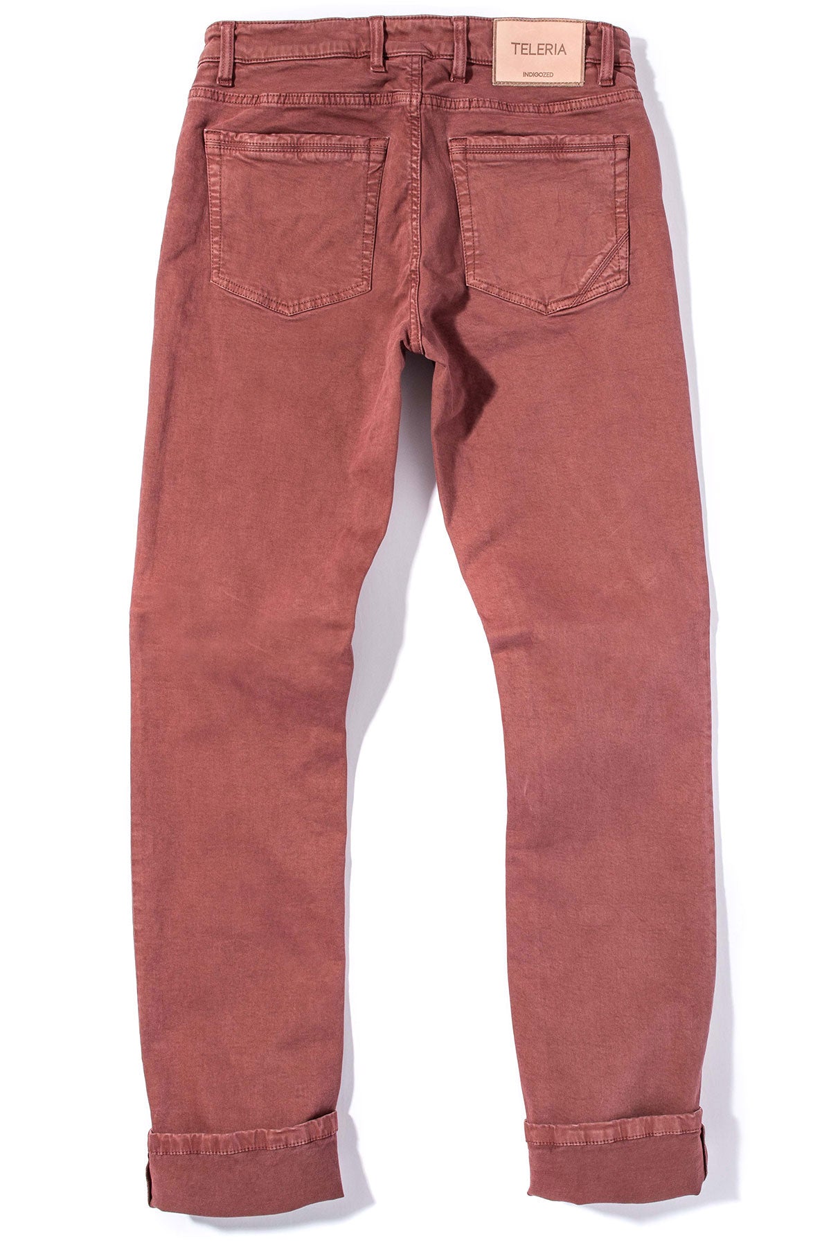 Ryland Rugged Soft Touch Cotton Jeans in Arancio | Mens - Pants - 5 Pocket | Teleria Zed