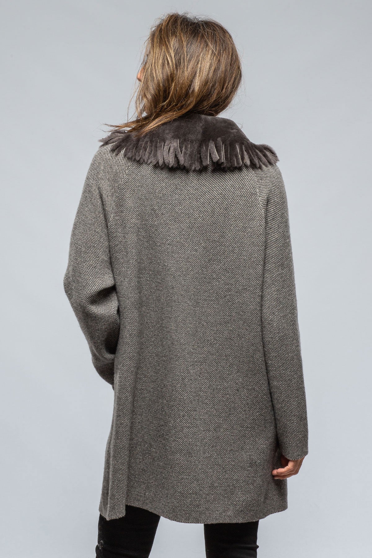 Jill Fringe Wool/Cashmere Shawl | Samples - Ladies - Outerwear - Cloth | Gimo's