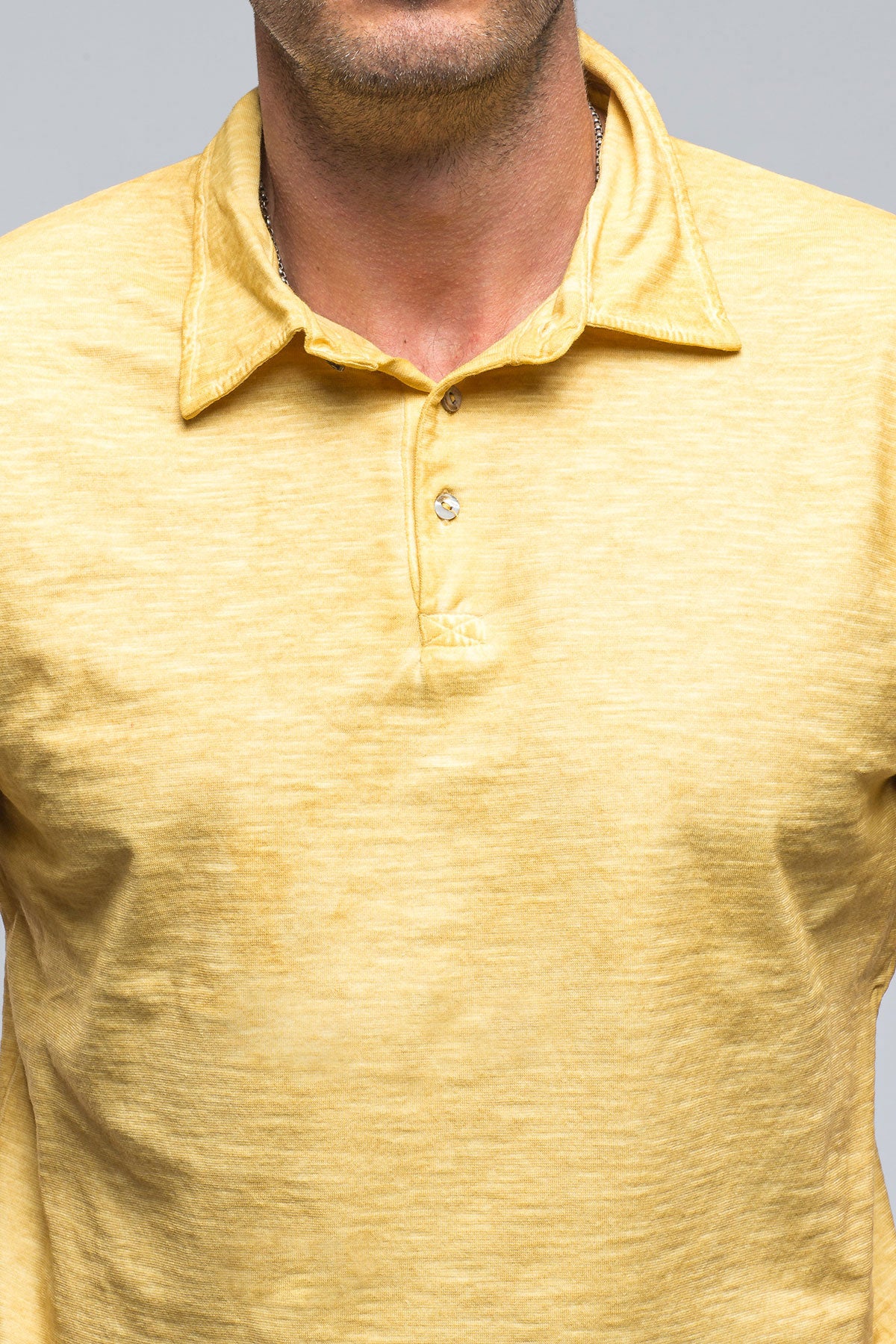 Soho Polo in Yellow | Mens - Shirts - Polos | Gimo's Cotton