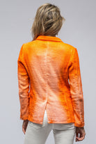 Roberta Dbl Brstd Shaded Jacket In Persimmons | Ladies - Tailored - Jackets | Avant Toi