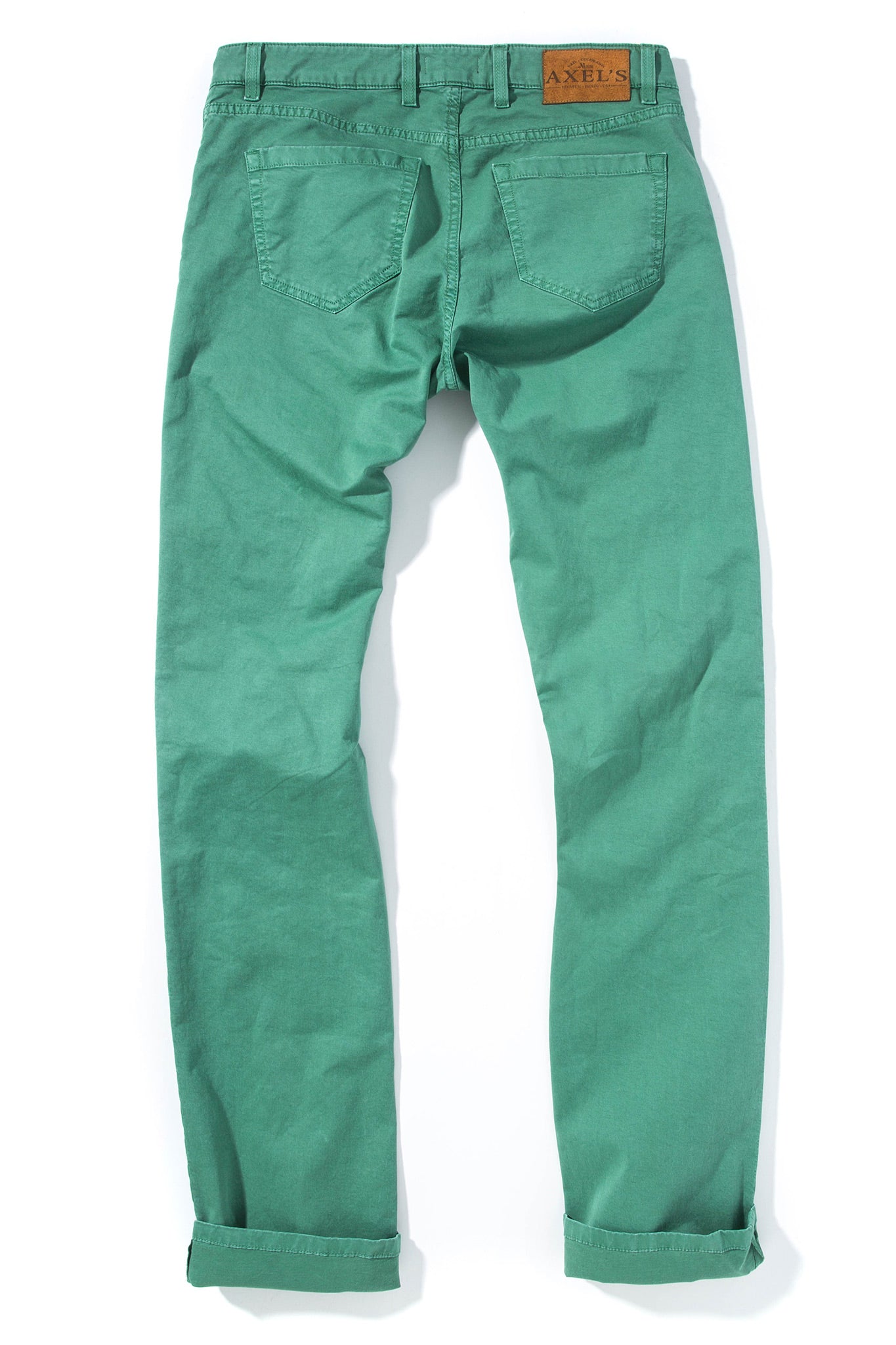 Flagstaff Performance Denim In Verde Giada | Mens - Pants - 5 Pocket | Axels Premium Denim