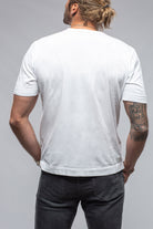 York Crew Neck in White | Mens - Shirts - T-Shirts | Gimo's Cotton