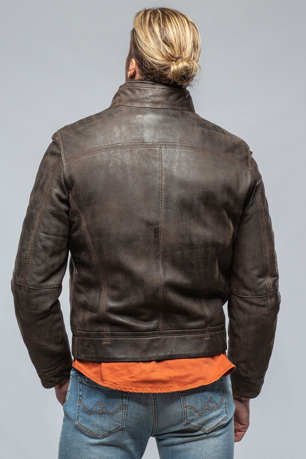 Bonetti Leather Jacket | Samples - Mens - Outerwear - Leather | Gimo's