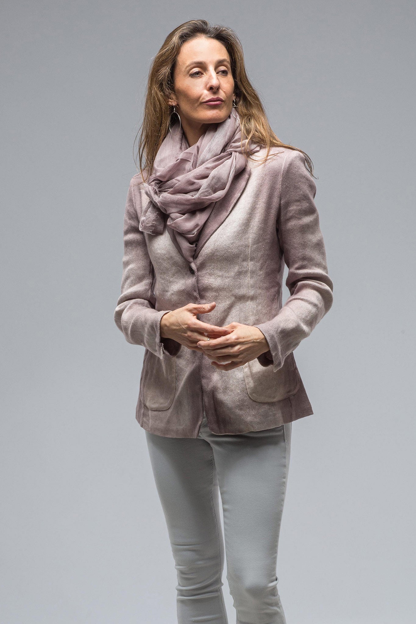 Soren Shaded Jkt In Dusty Rose | Ladies - Tailored - Jackets | Avant Toi
