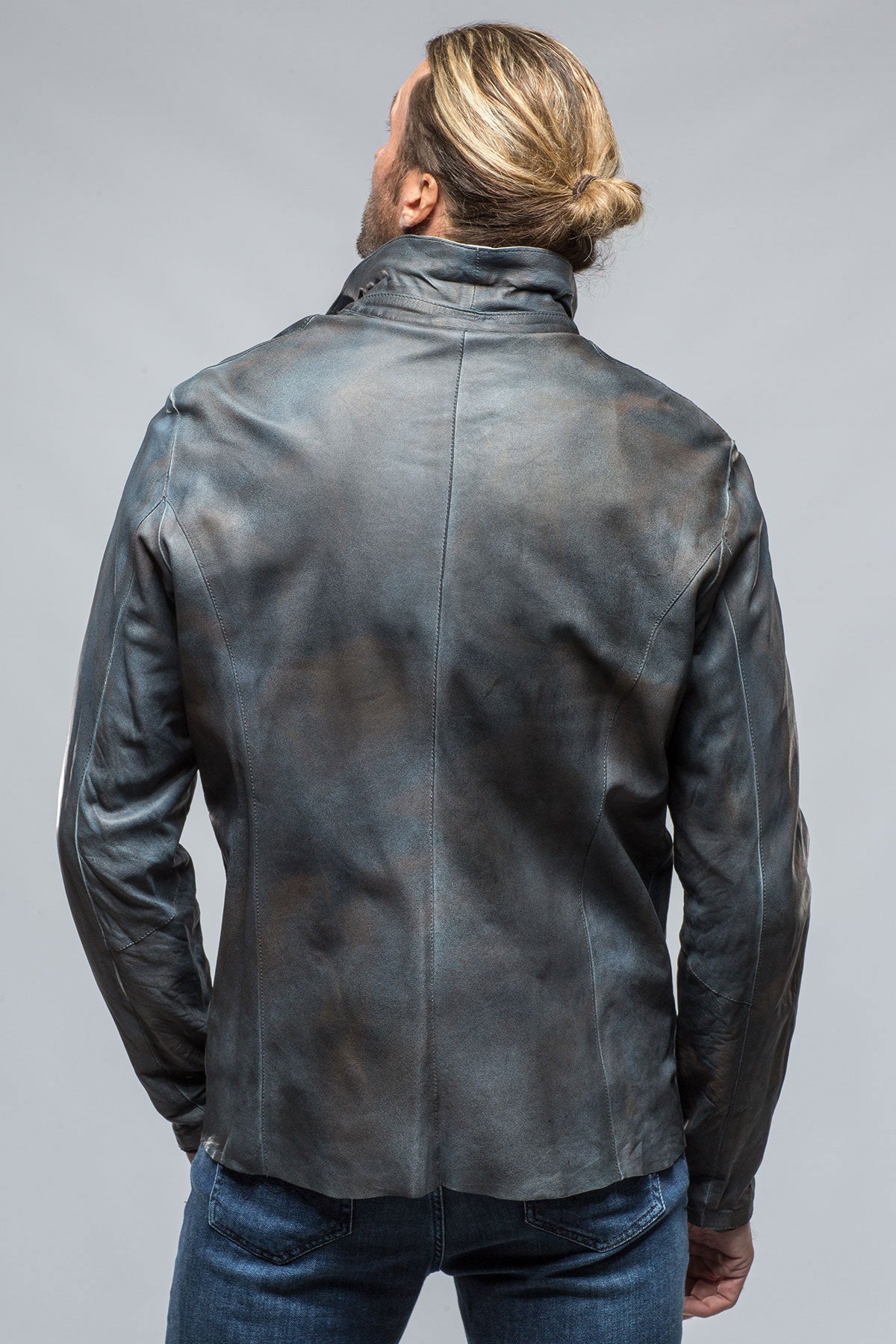 Declan Leather Shirt | Samples - Mens - Outerwear - Leather | DiBello