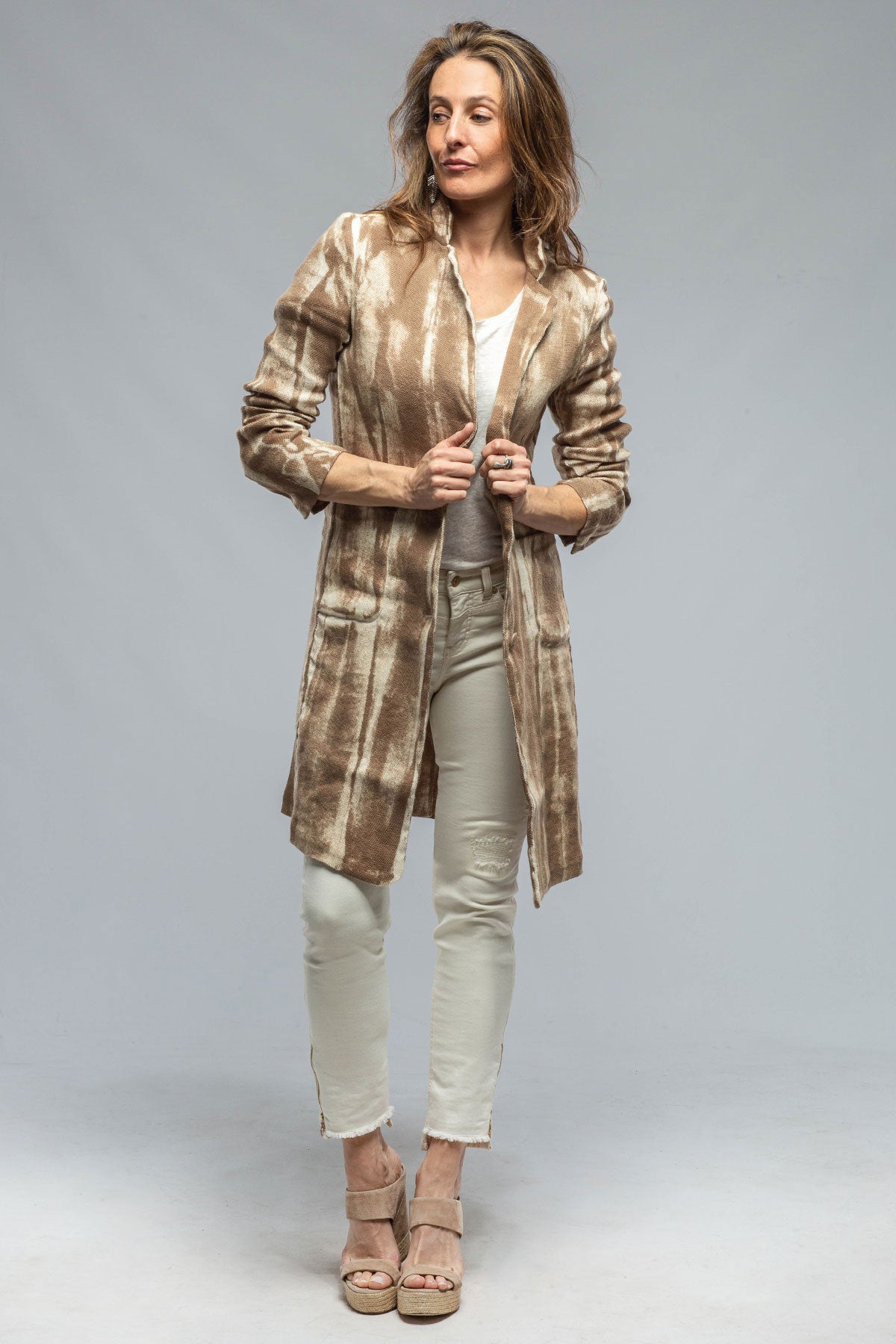 Carolina Duster In Sugar | Ladies - Tailored - Jackets | Avant Toi