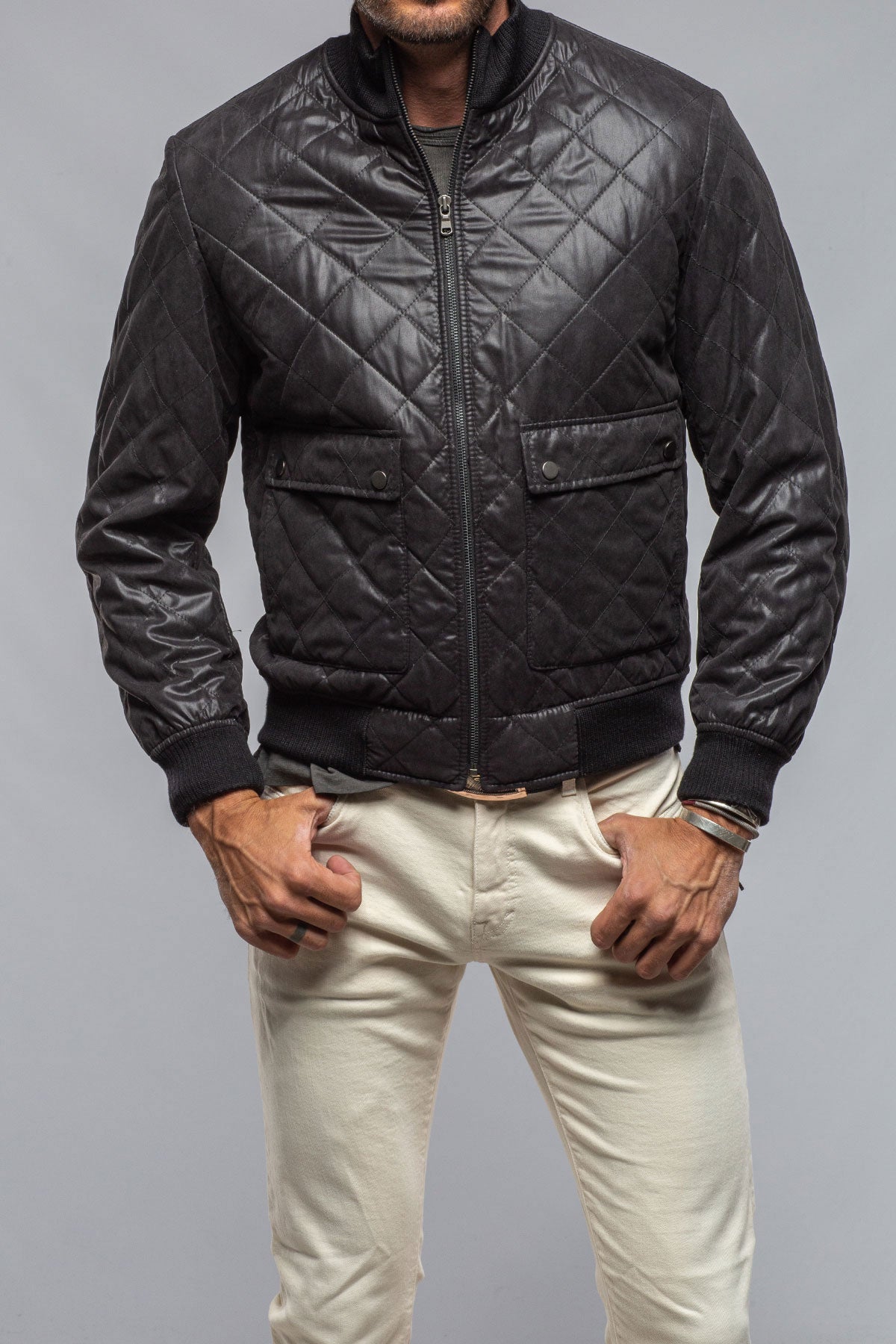 Accardo Quilted Jacket | Samples - Mens - Outerwear - Cloth | Gimo's