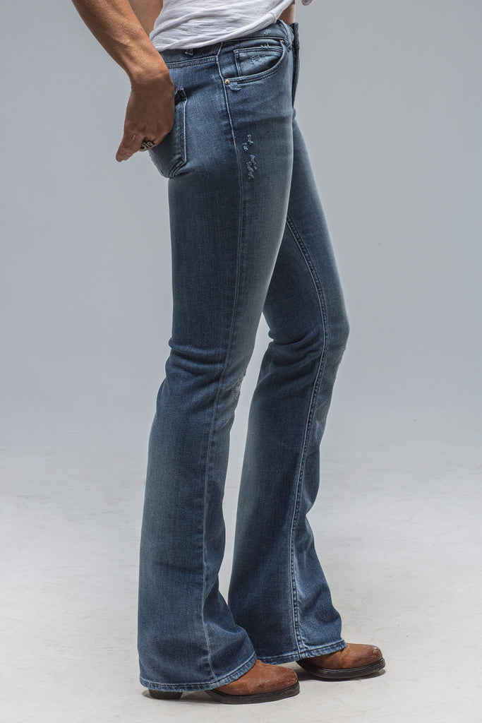Tommy Ripped &amp; Repaired Flare Jeans in Lt. Blue | Ladies - Pants - Jeans