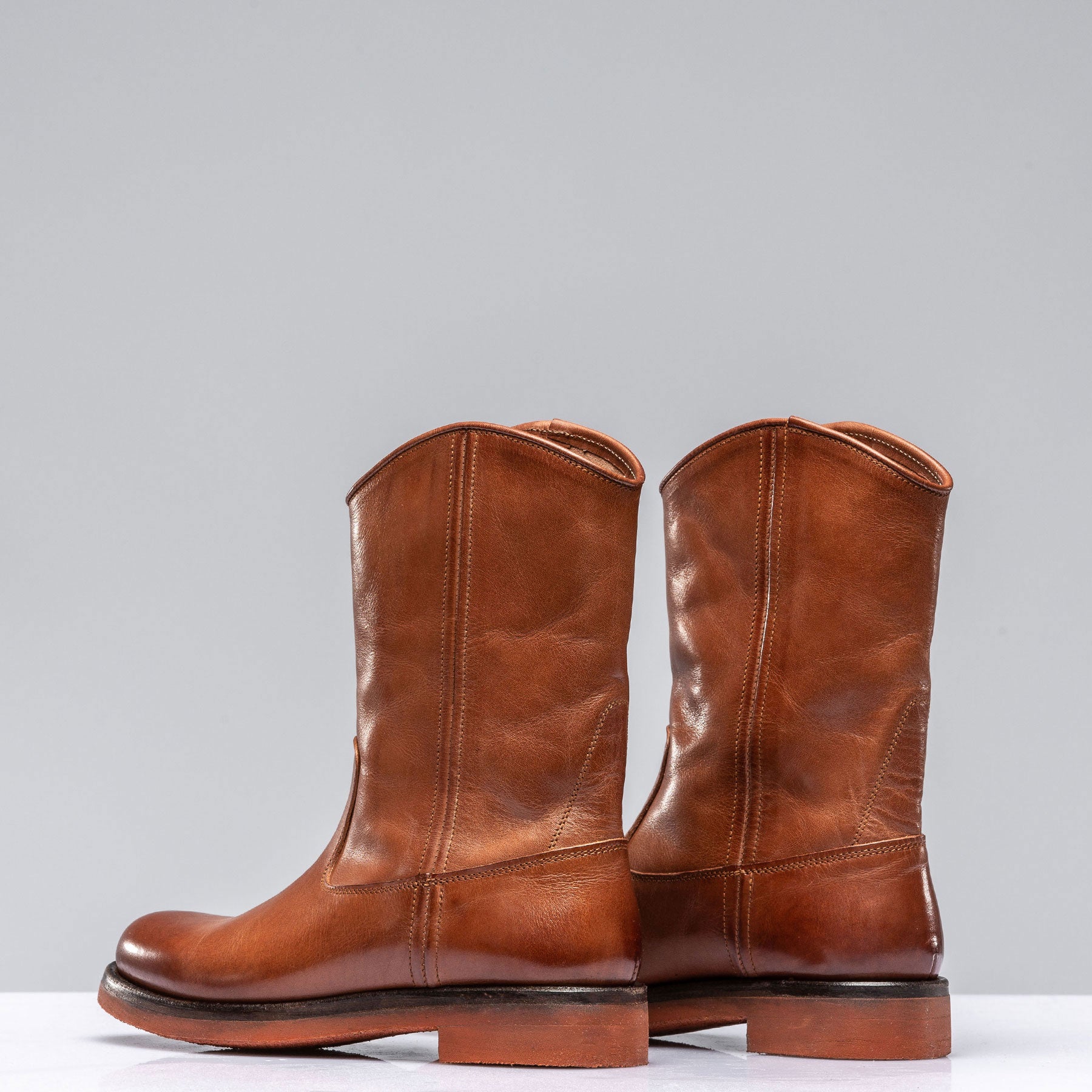 Stivaletto Boot In Cognac | Ladies - European Boots | Alberto Fasciani