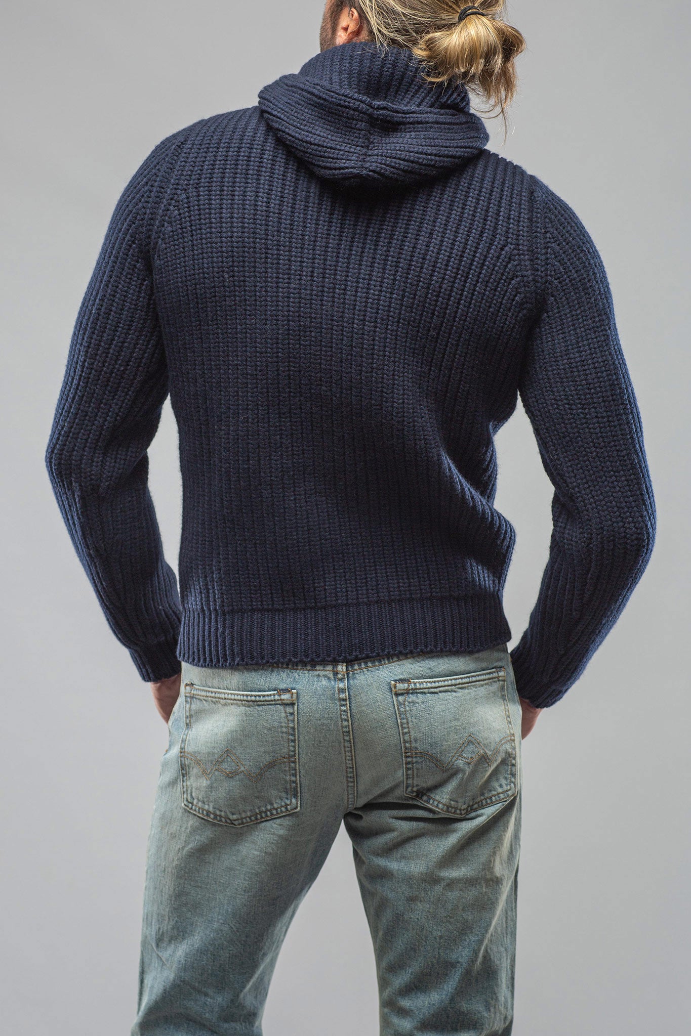 Chunky Cashmere Pullover Hoodie | Mens - Sweaters | Corgi