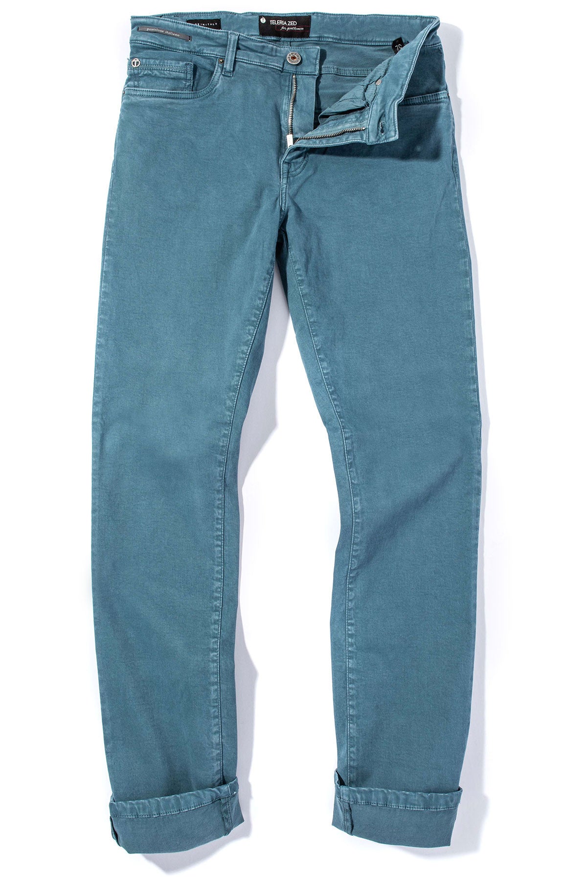 Ryland Rugged Soft Touch Cotton Jeans in Niagra | Mens - Pants - 5 Pocket | Teleria Zed