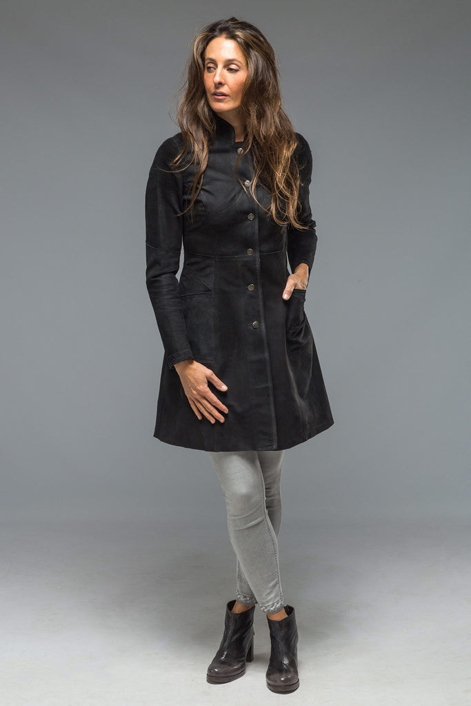 Austrian Military in Black | Ladies - Outerwear - Leather
