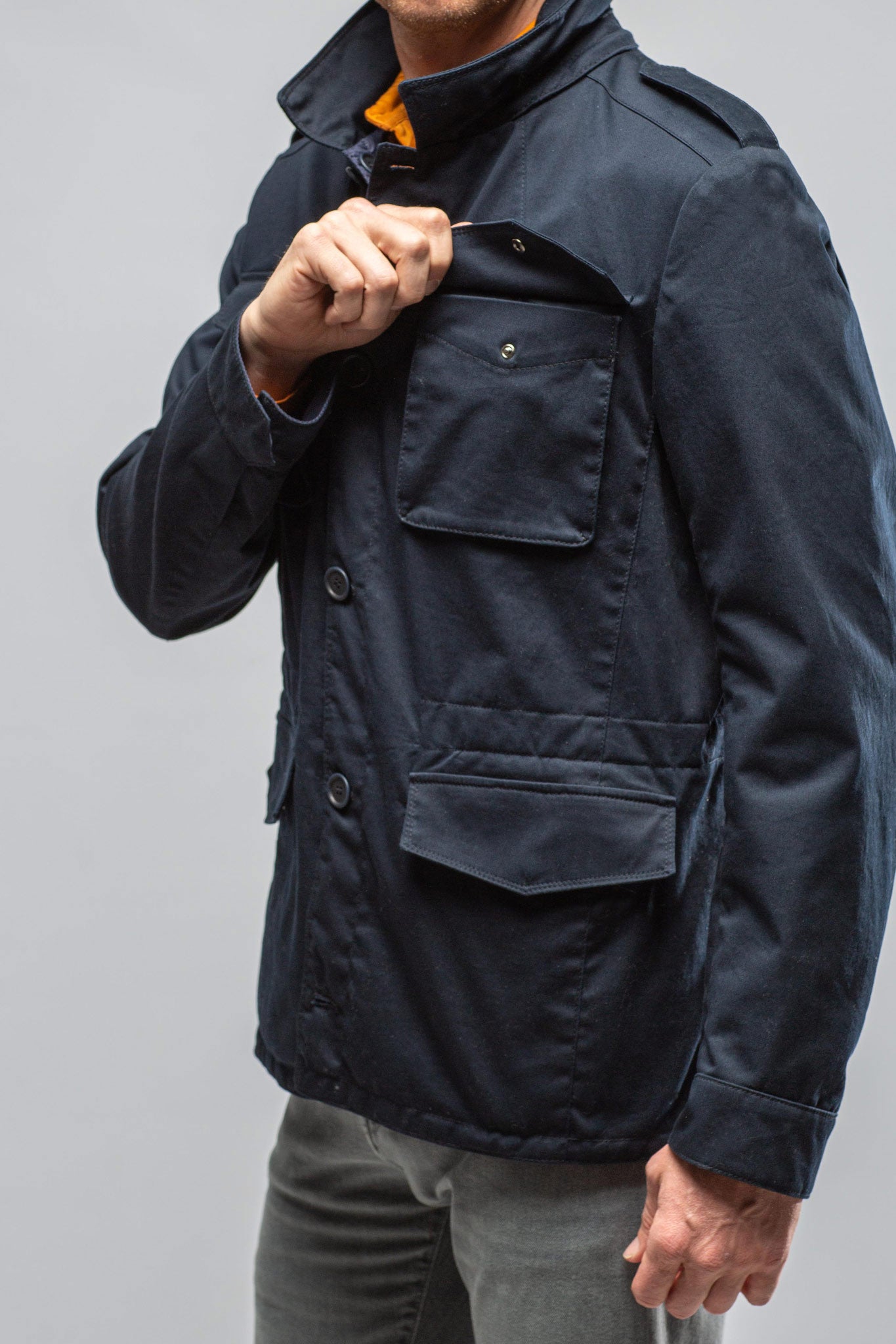Sullivan Reversible Jacket In Navy | Warehouse - Mens - Outerwear - Cloth | Gimo's
