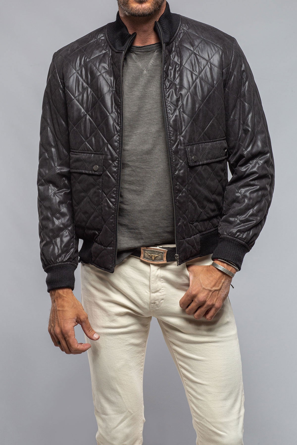 Accardo Quilted Jacket | Samples - Mens - Outerwear - Cloth | Gimo's