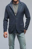 Crookston Sweater Jacket in Dark Navy | Mens - Sweaters | Axels-BDSR