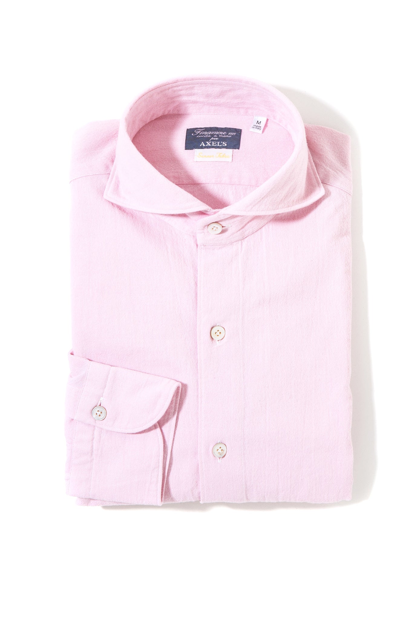 Taormina Sport Shirt In Pink | Mens - Shirts | Finamore Napoli
