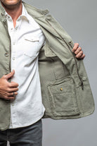 Lyndhurst Lightweight Jacket In Sage | Mens - Outerwear - Cloth | Gimo's