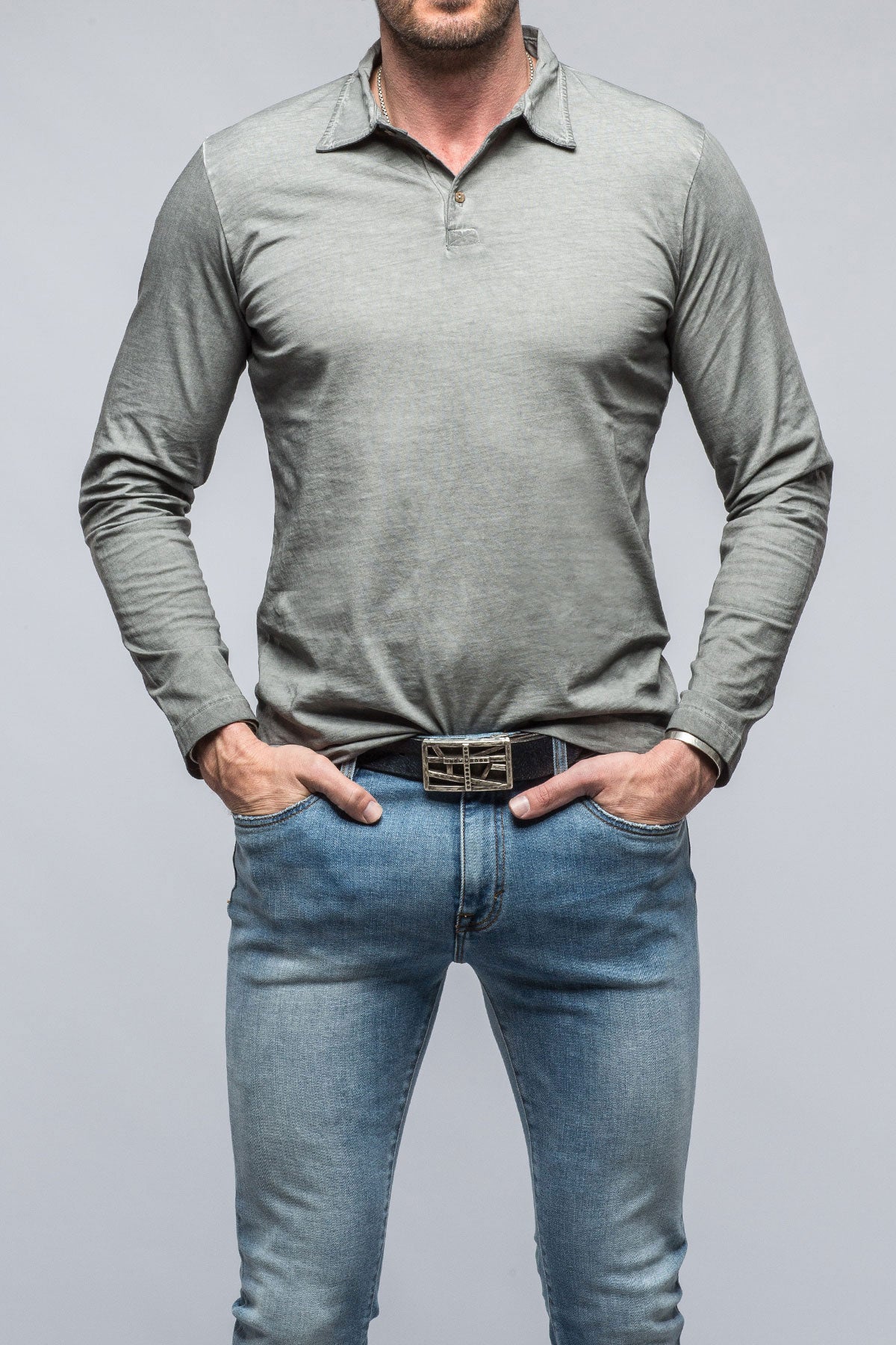Torrance Long Sleeve Polo | Mens - Shirts - Polos | Gimo's Cotton