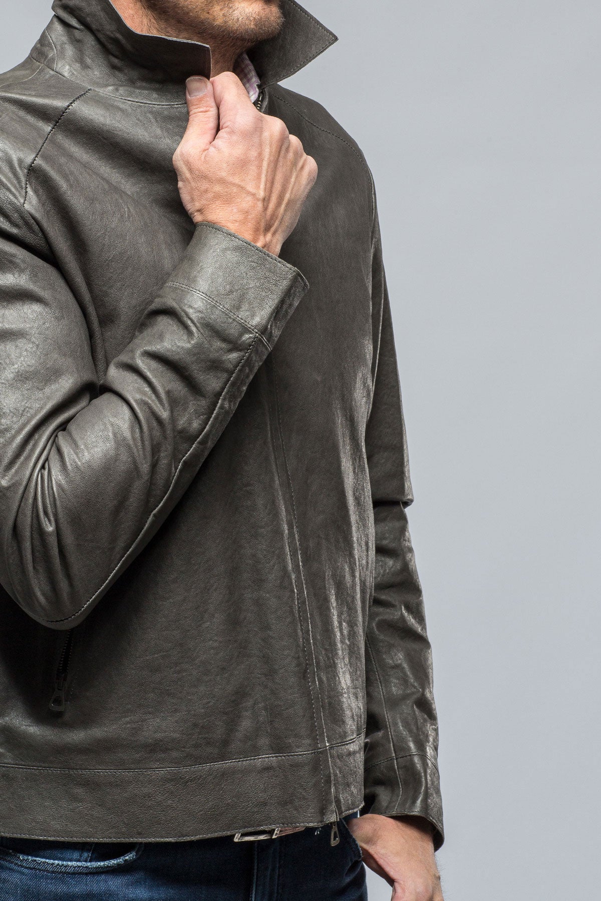 Vento Nappa Blazer | Samples - Mens - Outerwear - Leather | DiBello