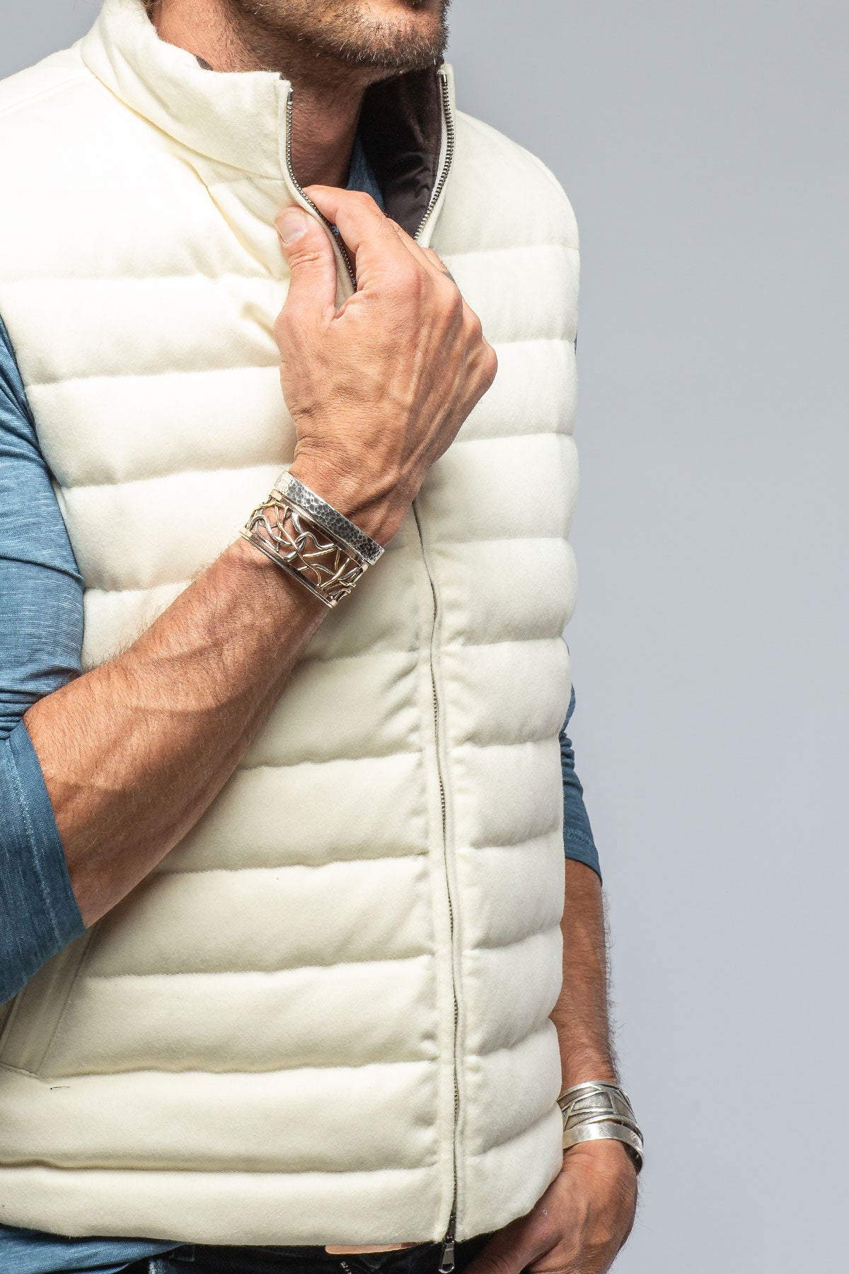Gabilan Wool Cashmere Vest | Mens - Outerwear - Cloth | Manto