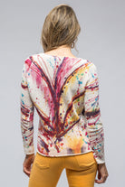 Splatter Paint Round Neck Linen Sweater | Ladies - Sweaters | Avant Toi