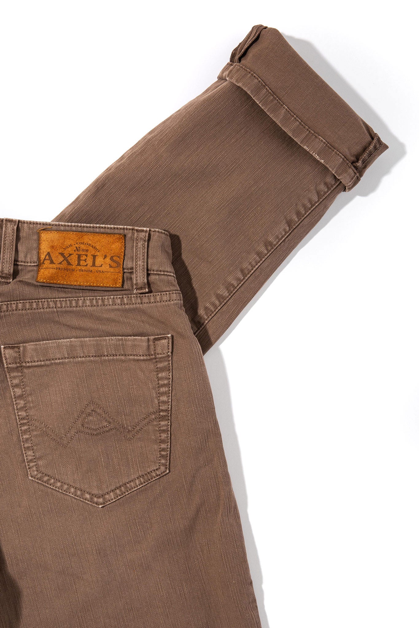 Silverton Colored Denim In Tortora | Mens - Pants - 5 Pocket | Axels Premium Denim