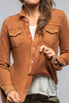 Teton Snap Over-Shirt In Rust | Ladies - Tops | Axels Premium Denim