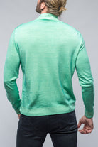 Manzoni Merino Half Zip Sweater in Menta | Mens - Sweaters | Dune