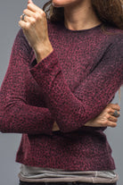 Animal Print Sweater In Shaded Wine | Ladies - Sweaters | Avant Toi