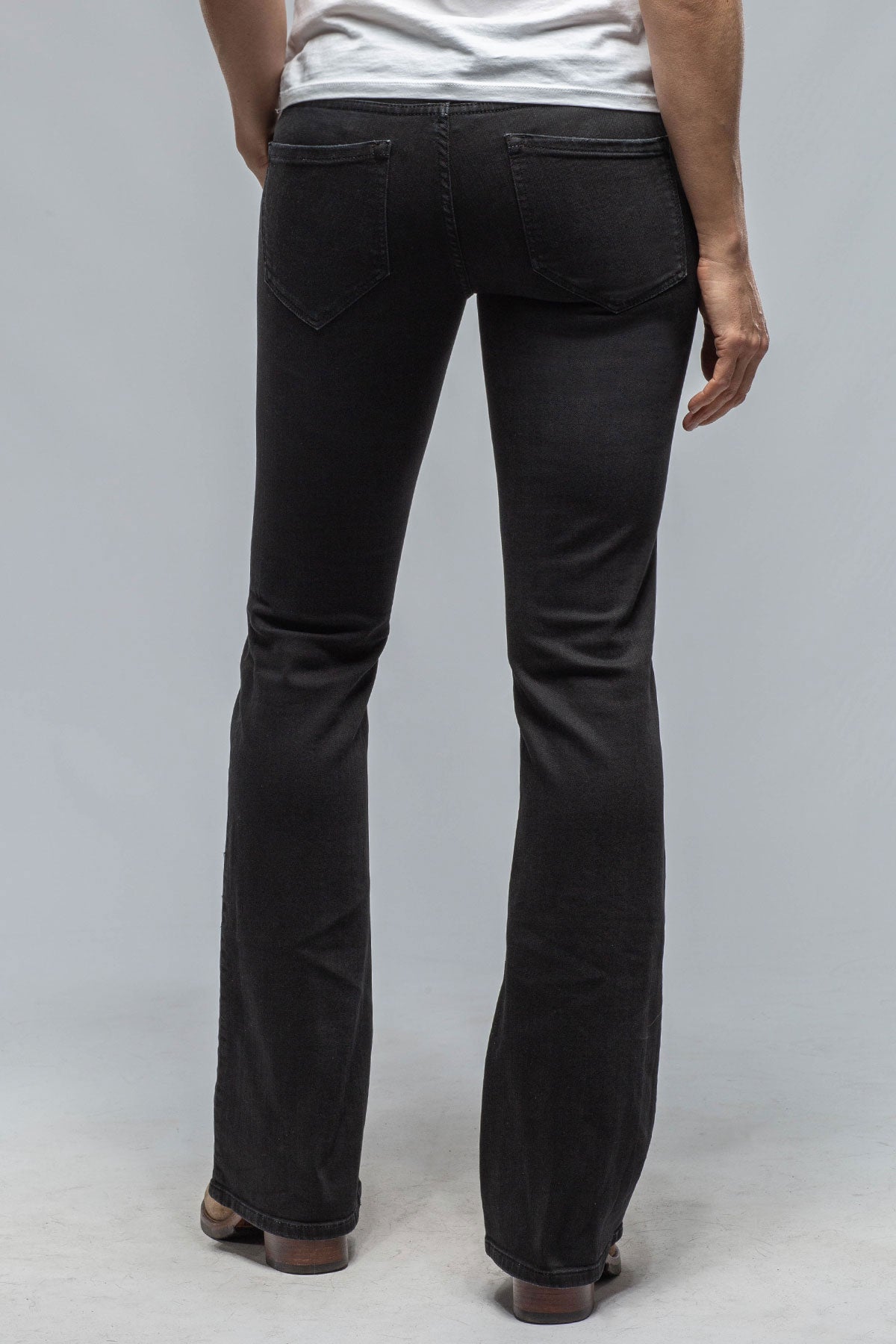 Tommy Flare Jeans In Washed Black | Ladies - Pants - Jeans | Axels Premium Denim