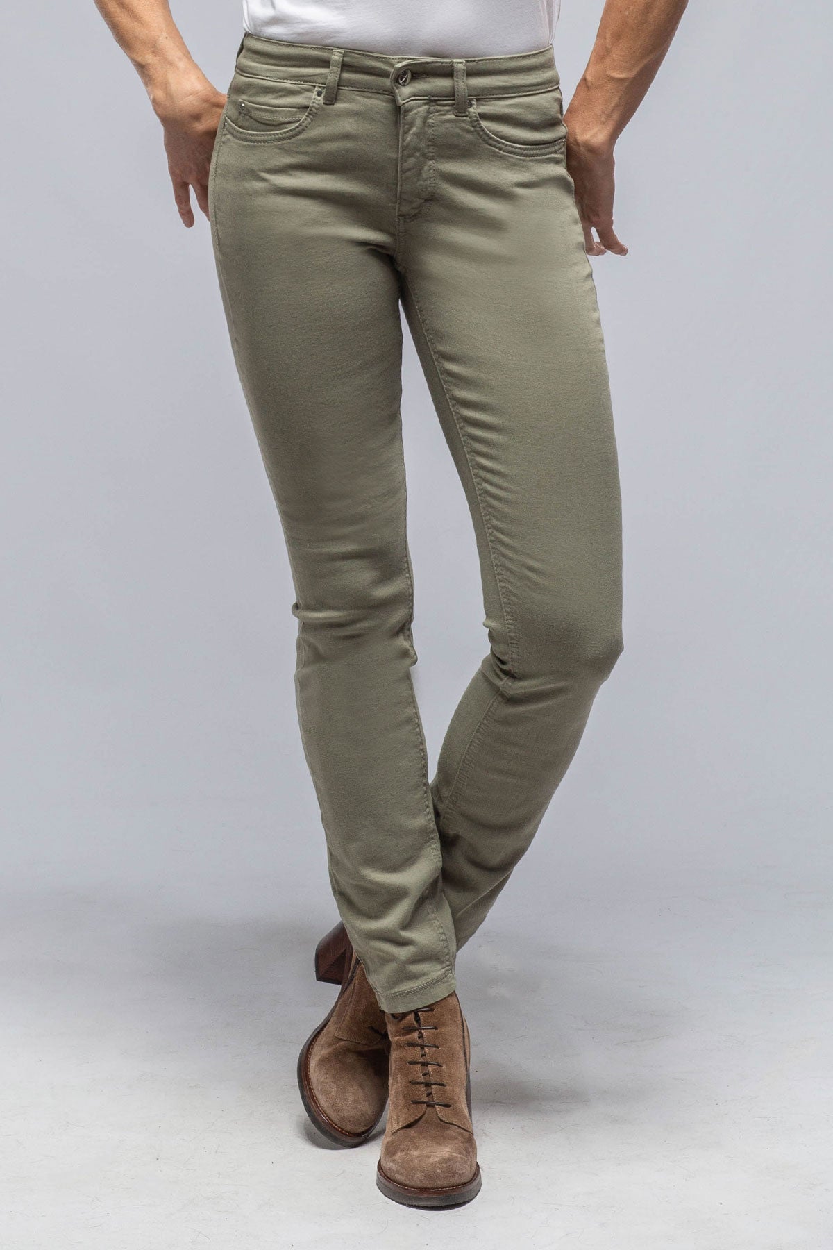 MAC Dream Skinny In Light Army Green | Ladies - Pants - Jeans | Mac Jeans