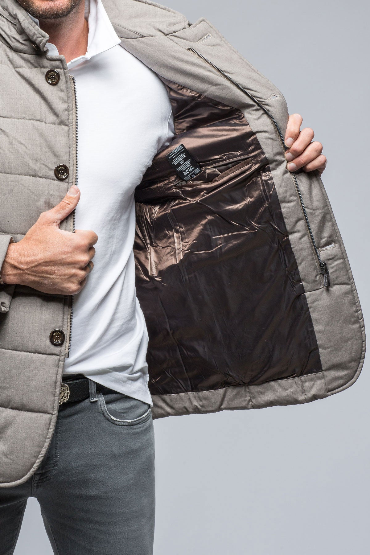 Exeter Quilted Coat | Warehouse - Mens - Outerwear - Cloth | Gimo's