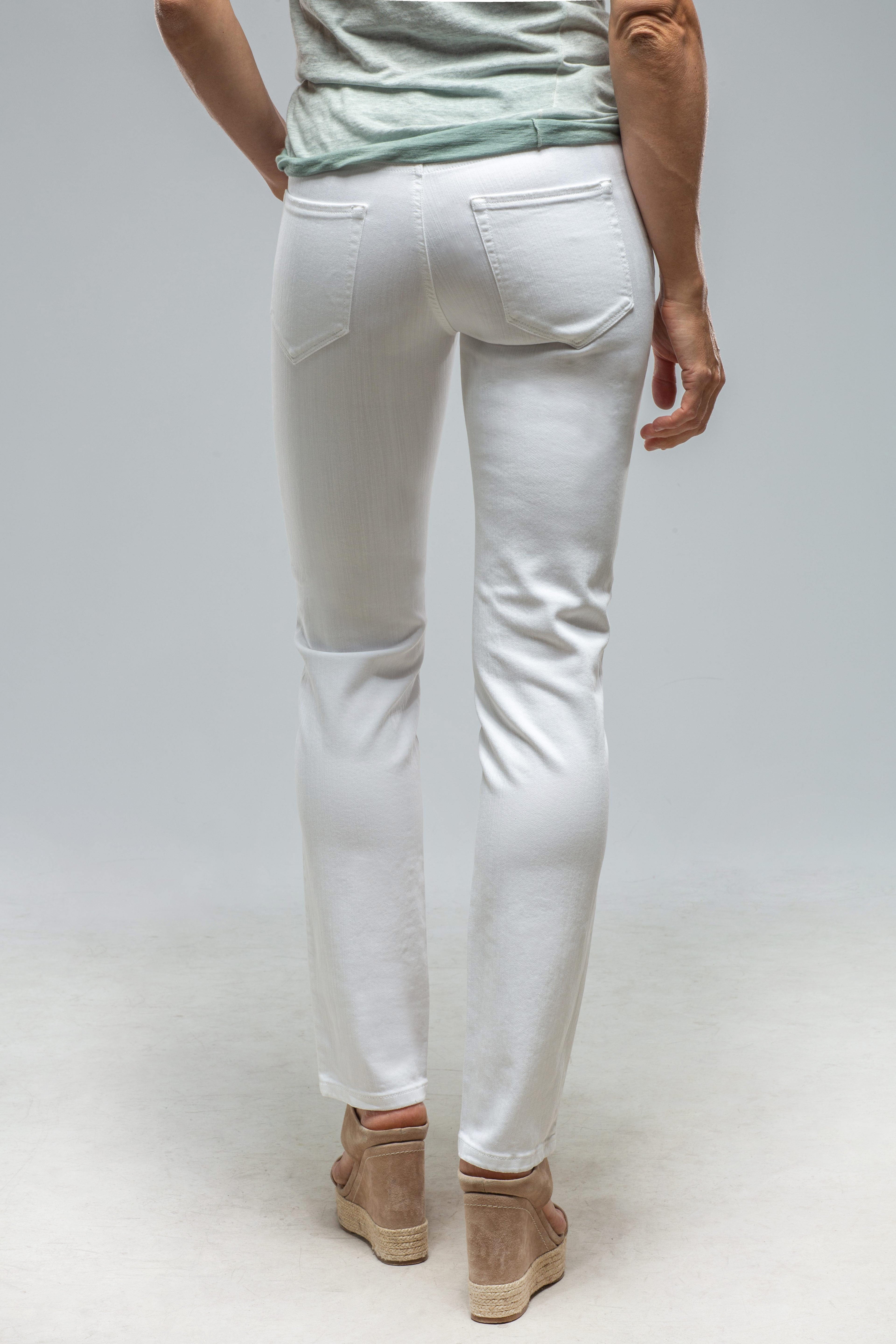 Jonesy Straight Cropped Jean In White | Ladies - Pants - Jeans | Axels Premium Denim